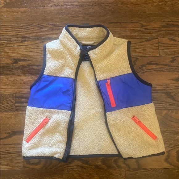 Gap Toddler Sherpa Colorblock Vest, 2T - Picture 4 of 5